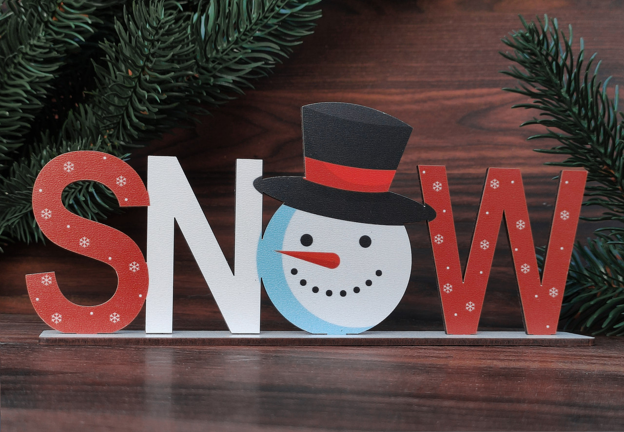Ялинкові іграшки з печаткою 20*8 см "SNOW"
