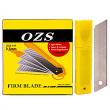 Набір лез для ножа 18 мм. 10 штук SS-102/OZS-101