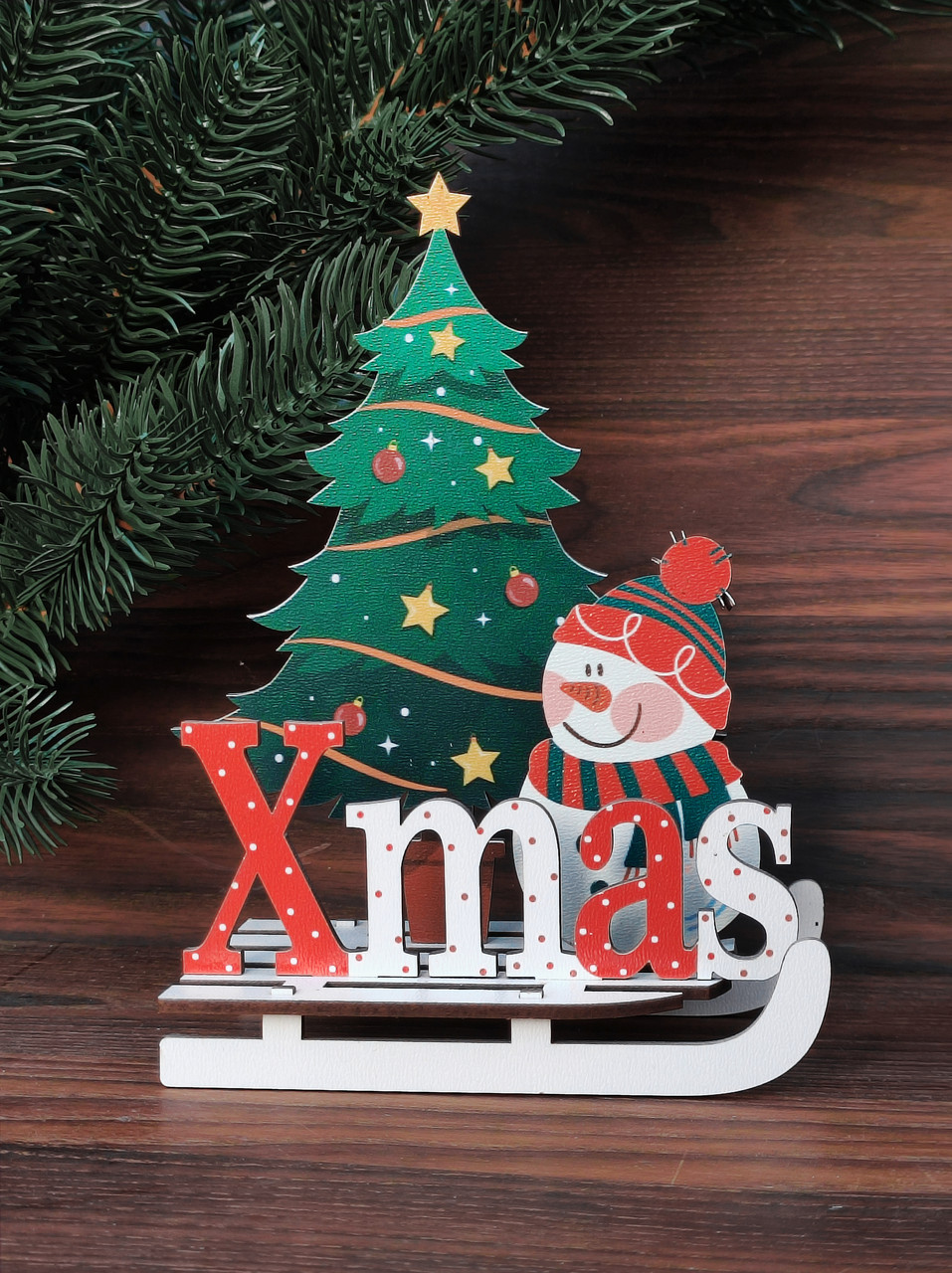 Ялинкові іграшки з печаткою "Xmas"