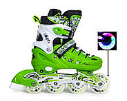 Ролики Scale Sport Green LF 905 розмір 38-41 розсувні (1352221227-L), фото 2