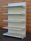 Торгові односторонні (пристінні) стелажі «УЧГЕ» 225х133 см, на 5 полиць, Б/у, фото 3