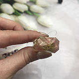 Кольцо смола "Цветок" 15,8 размер., фото 5