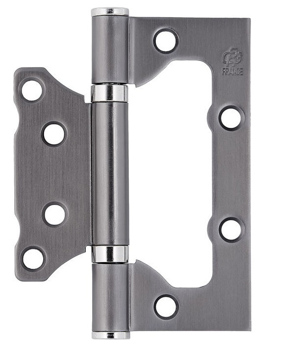 Завіса для дверей накладна (без врізки) Gavroche 100*75*2,5 B2 MBN графіт, фото 1