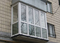 Балкон пластиковий, французька: Veka, WDS, Steko. Розстрочка, кредит, безкоштовна доставка., фото 9