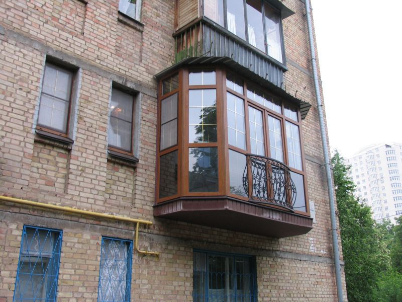 Балкон пластиковий, французька: Veka, WDS, Steko. Розстрочка, кредит, безкоштовна доставка.