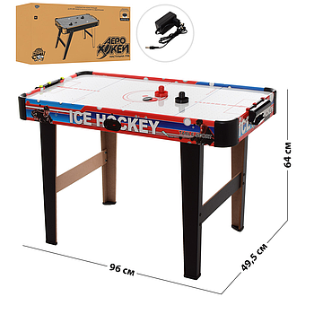 Хокей підлоговий 3006С ( на ніжках, 96-49,5-64см, шайба 2шт, від мережі)