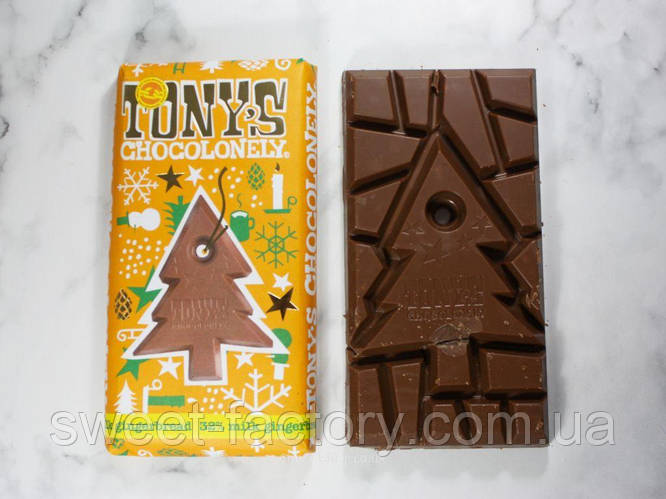 Купить Tonys Chocolonely Milk Chocolate Gingerbread 180g, цена 249 ...