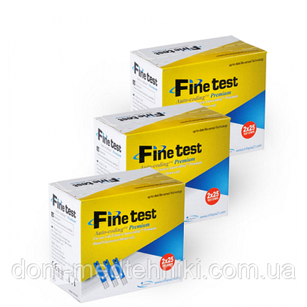 Тест-смужки Finetest Premium | Файнтест, №50 - 3 уп., фото 1