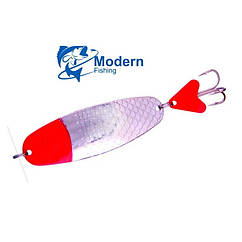 Блешня BratFishing QUEEN — 1, срібло, червона голова, 15 g