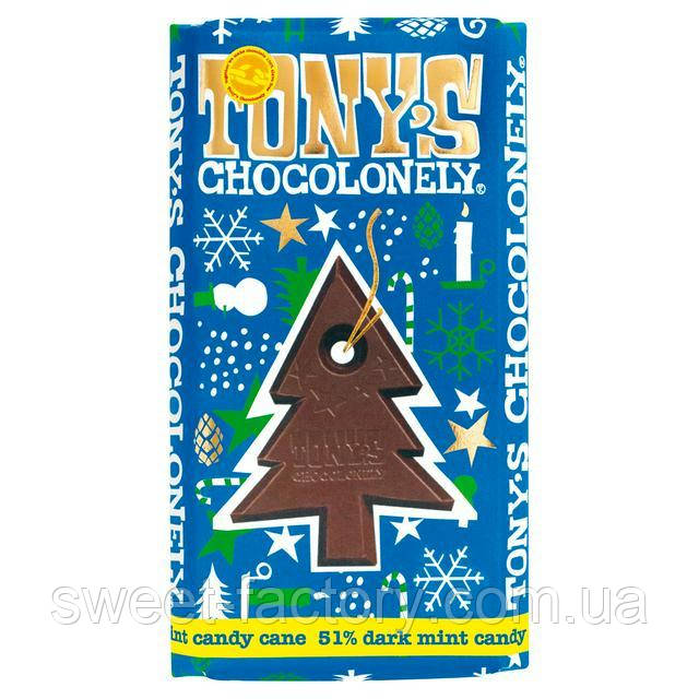 Tonys Chocolonely Dark Chocolate Candy Cane 180g УЦЕНКА