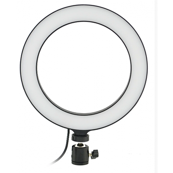 Кільцева світлодіодна лампа Ring Fill Light LED 20 см Чорний (KG-3440)