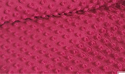 Плюш minky малиновий "Фламінго" 350 г/м2 ОПТ М-104