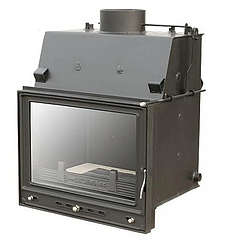 Камінна топка з водяним контуром LECHMA W-190 Standart 12 кВт, 4 мм