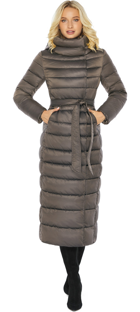 Капучинова куртка жіноча з манжетами модель 46620 р — 42 (XXS), фото 1