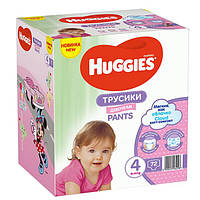 Подгузники-трусики Huggies Хаггис Pants для девочек 4 ( 72 шт / 9-14 кг)