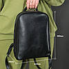 Жіночий шкіряний рюкзак Анталія, натуральна Шкіра італійський Краст колір коричневий, відтінок Вишня, фото 2