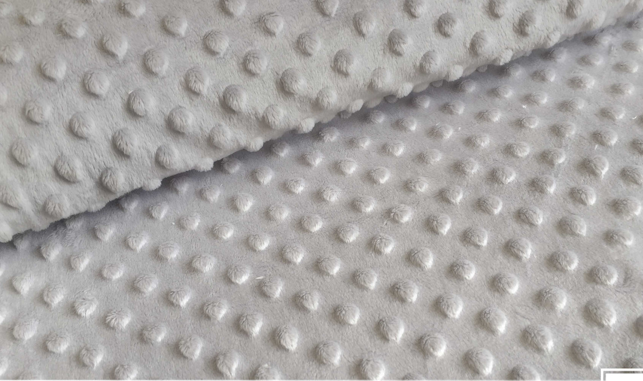 Плюш minky гурт срібло 350 г/м2 ОПТ М-149, фото 1