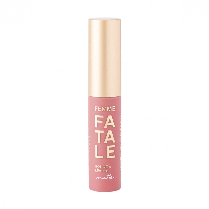 Стійка рідка матова помада для губ Vivienne Sabo Femme Fatale Rouge a Levres Matte, 3 мл, №01 Rose, фото 1
