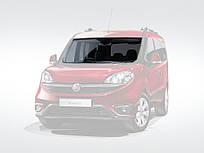 Лобове скло Fiat Doblo II (263) (2010 -) /Opel Combo D (2012-2018) /Фіат Добло II