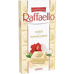 Raffaello Білий шоколад із начинкою з білого шоколаду, мигдалю та кокоса 90g