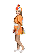 Карнавальний костюм Півника хутро помаранчевий