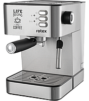 Кофеварка рожковая Rotex RCM750-S Life Espresso
