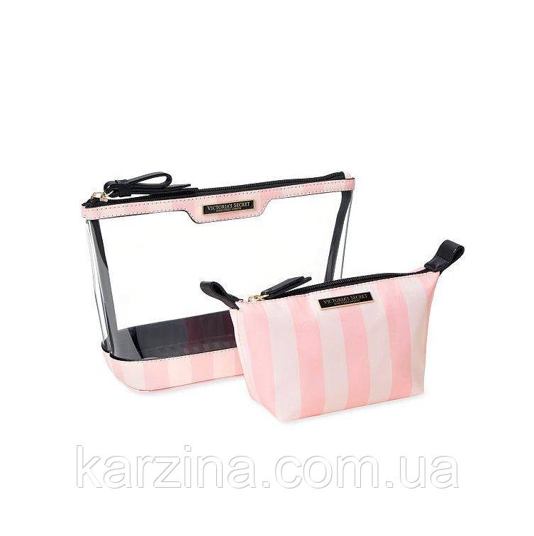 Подвійна косметичка Victoria's Secret AM/PM Beauty Bag Duo