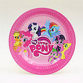 Тарілки паперові одноразові "Літл Поні, My Little Pony" 10 шт.