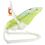 Масажне крісло-гойдалка Тропічні друзі Fisher-Price CJJ79, фото 5