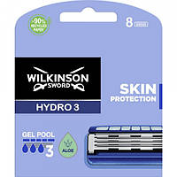 Сменные кассеты для бритья Wilkinson Sword Hydro 3 Skin Protection (8 шт.) 01990