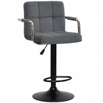 Стільчик для візажу Lion plus black Velor