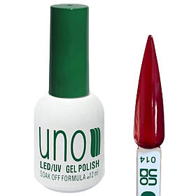 Кольоровий гель-лак Gel Polish для нігтів, 12ml. Стиглий буряк 014