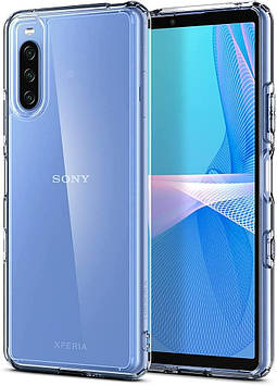 Чохол Spigen для Sony Xperia 10 III/Xperia 10 III Lite — Ultra Hybrid, Crystal Clear (ACS03130)