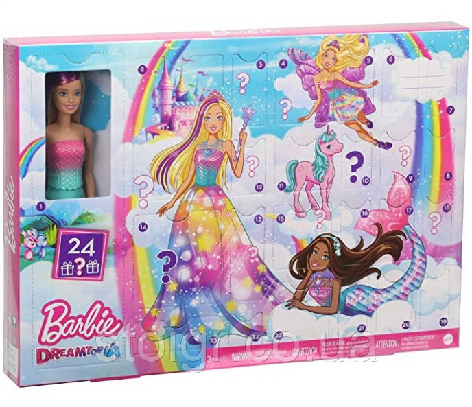 Адвент-календарь Барби Дримтопия Barbie Dreamtopia Advent Calendar ...