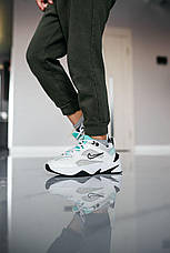 Дитячі кросівки Nike M2K Tekno White Black Blue K0001, фото 3