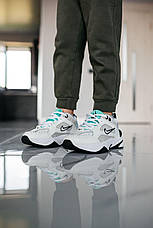 Дитячі кросівки Nike M2K Tekno White Black Blue K0001, фото 4
