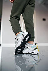 Дитячі кросівки Nike M2K Tekno White Black Blue K0001, фото 5