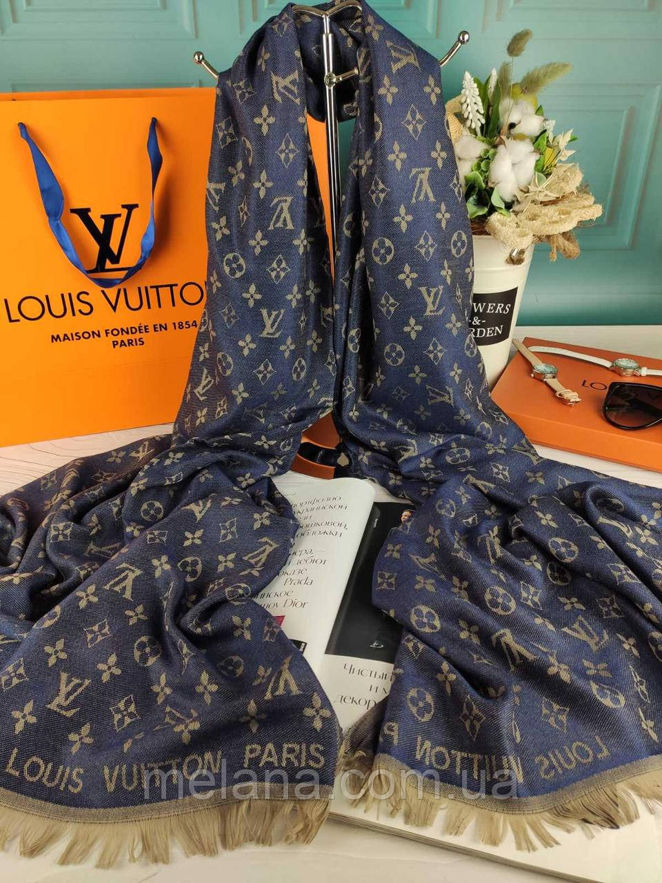 Кашеміровий палантин шарф хустка Louis Vuitton Луї Вітон Туреччина
