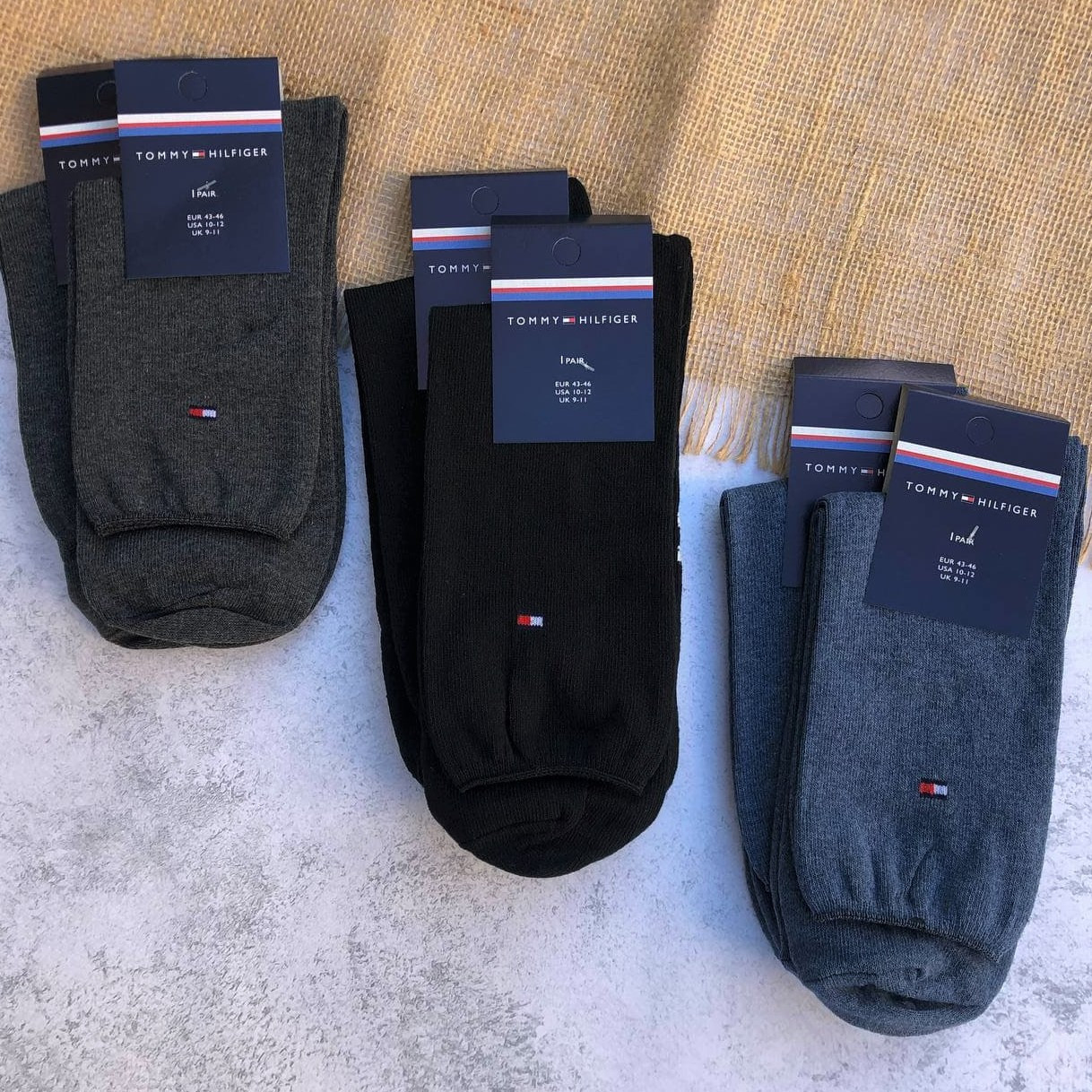 Чоловічі медичні шкарпетки Tommy Hilfiger без гумки 43-46