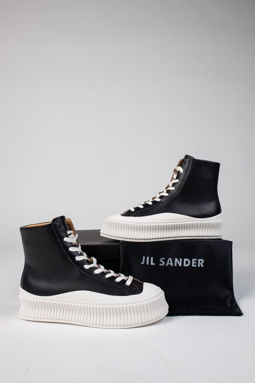 Кеди жіночі чорні JIL SANDER (06672) 38