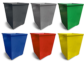 Металевий євроконтейнер 0,75м3, фото 3