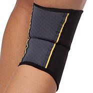 Наколінник бандаж MUTE 9022 чорний еластичний для фіксації коліна (1 шт.), фото 3