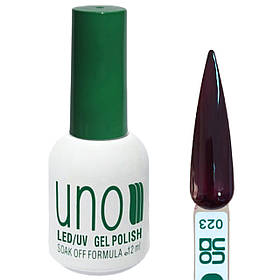 Кольоровий гель-лак Gel Polish для нігтів, 12ml. Бурий 023