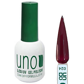 Кольоровий гель-лак Gel Polish для нігтів, 12ml. Червоне дерево024