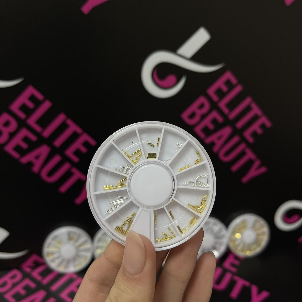 Манікюрні стрази в карусельці Lilly Beaute мікс