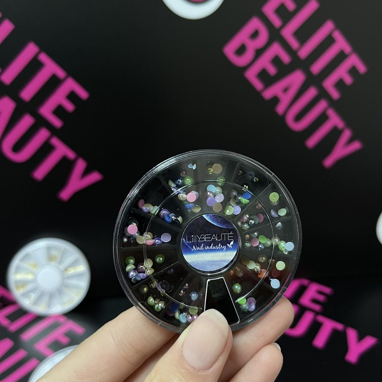 Камені карусель Lilly Beaute мікс кольорів хамелеон