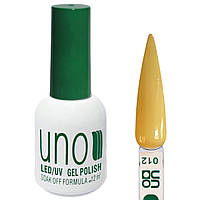 Гель лак Color Professional Gel Polish для нігтів, 12ml Блідо-жовтий №012