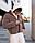 Зимова чоловіча куртка OGONPUSHKA Homie 2.0 Silk коричневий, фото 2