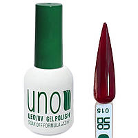 Гель лак Color Professional Gel Polish для нігтів, 12ml Темно-червоний №015