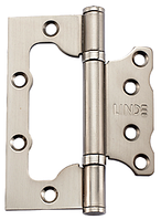 Петля дверна накладна (без врізки) MVM HB-100 мм SN матовий нікель